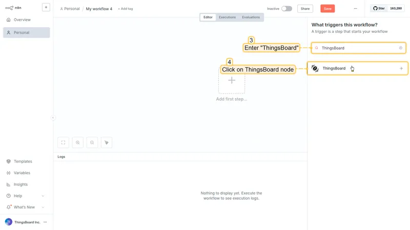 Search ThingsBoard