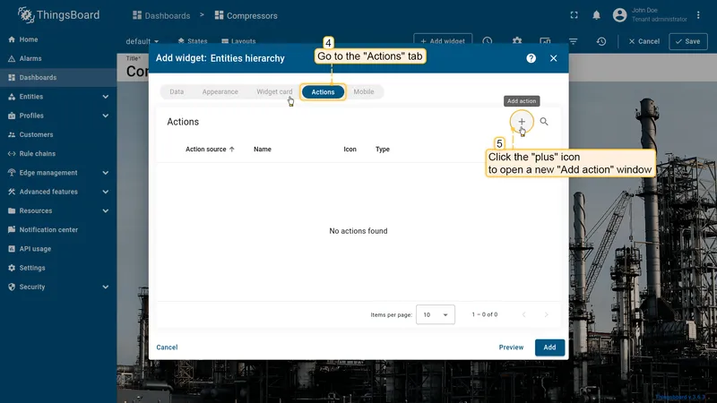 Select On node selected