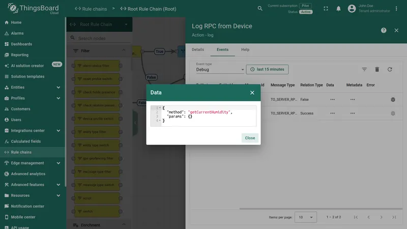 Unknown RPC request payload