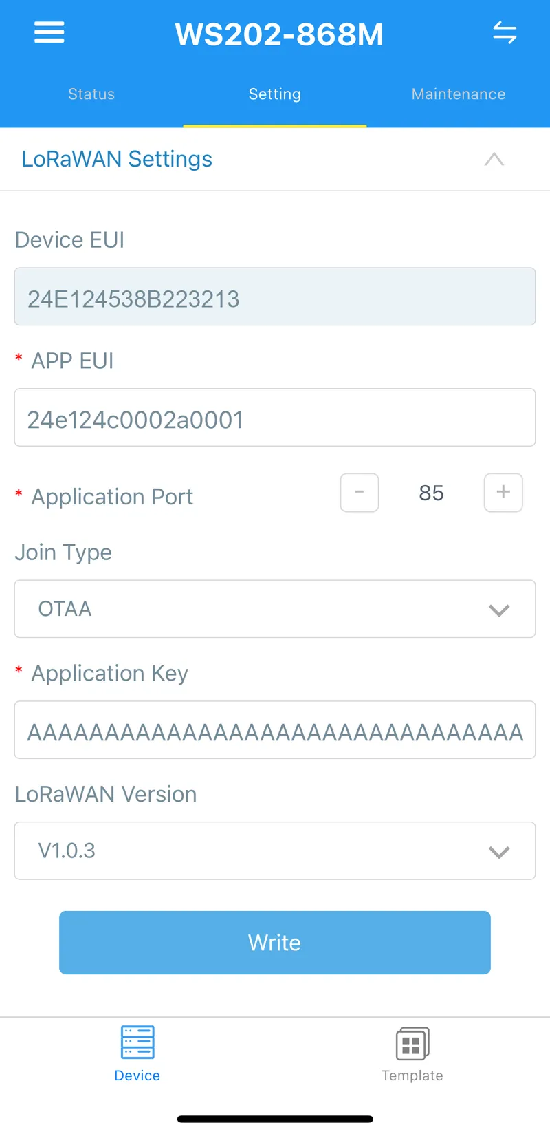 Go to tab **Setting**, set and save required fields and any other configuration that you need.