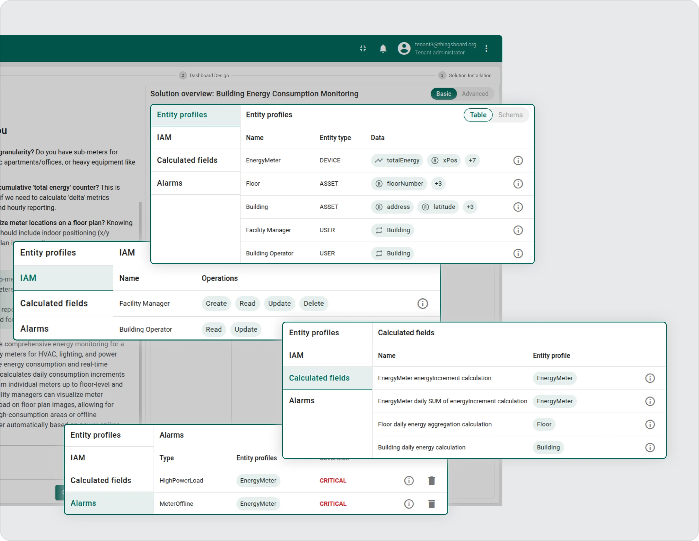 AI Solution Creator generating IoT architecture design from text prompt