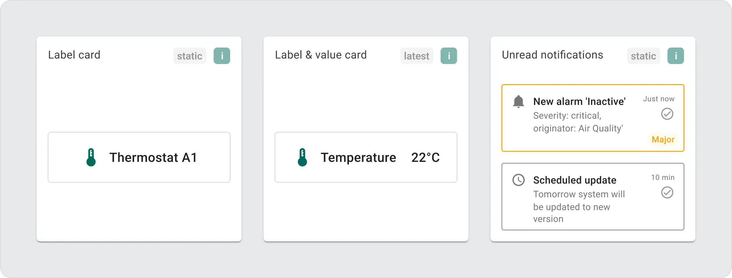 New widgets library in ThingsBoard 3.8