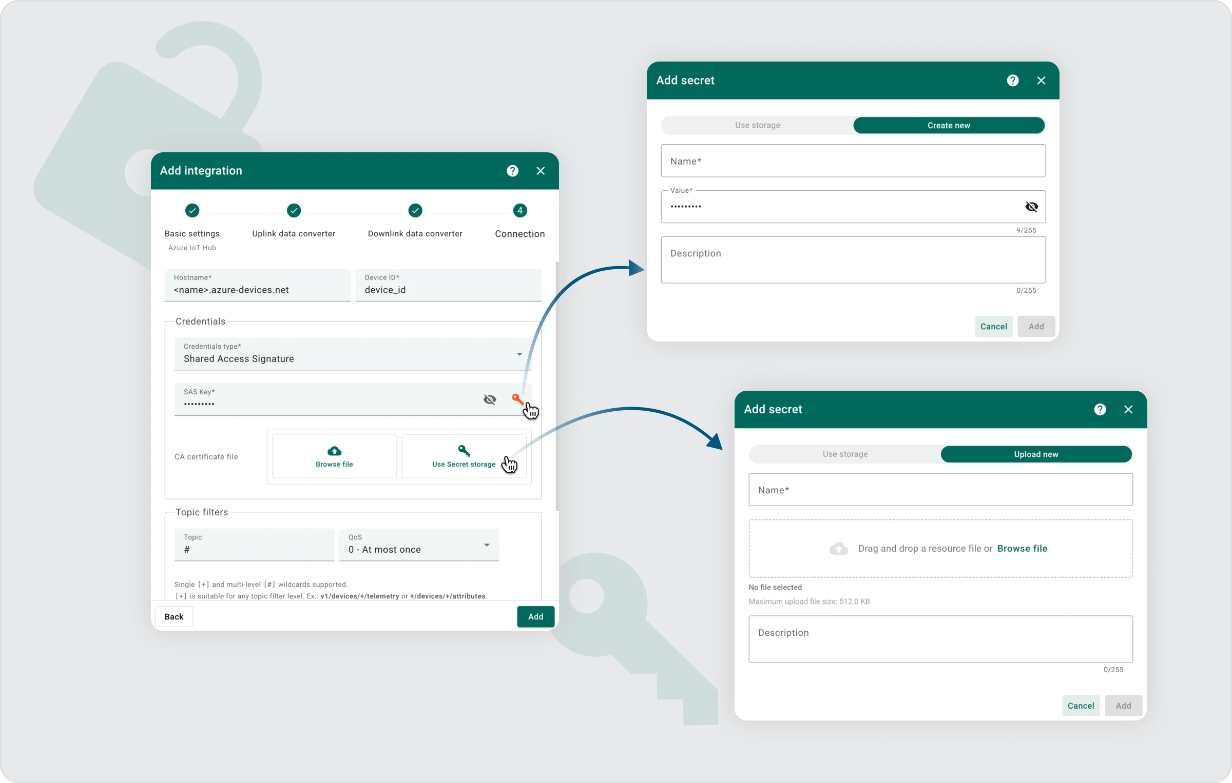 Secure secrets storage feature in ThingsBoard 4.1