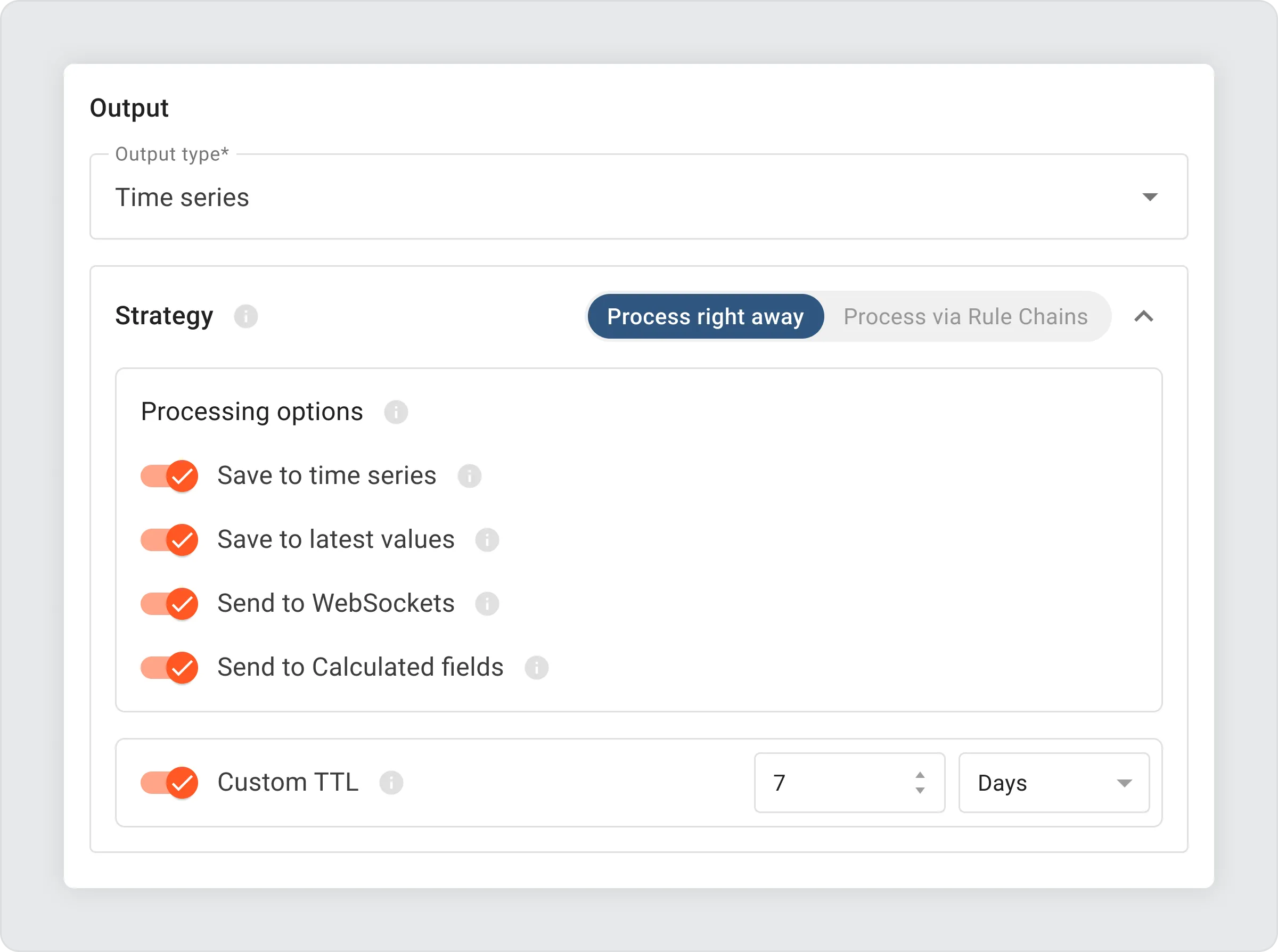 Calculated fields output preview in ThingsBoard 4.3
